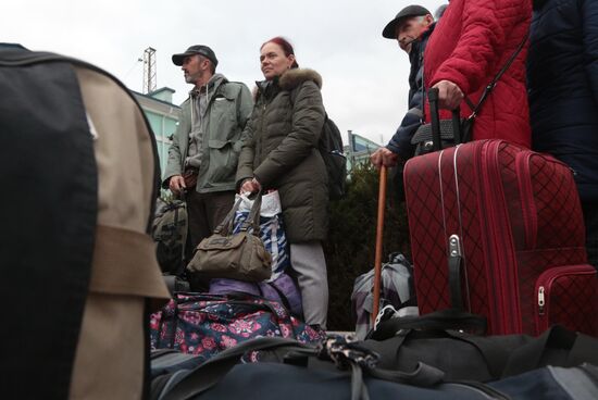 Russia Ukraine Military Operation Evacuees