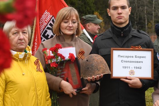 Russia WWII Soviet Soldiers Reburial