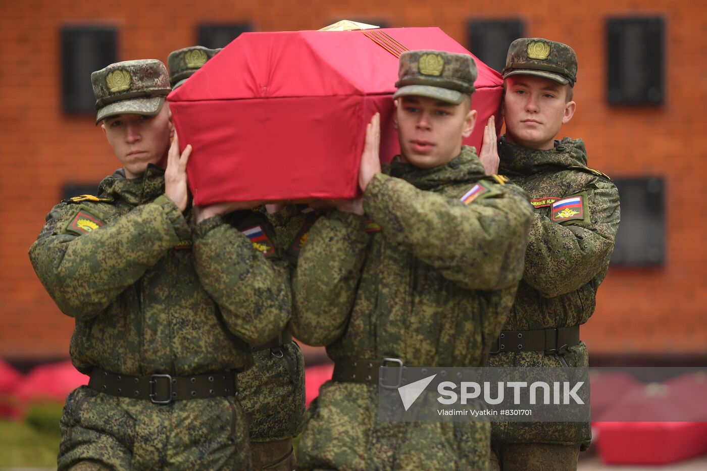 Russia WWII Soviet Soldiers Reburial