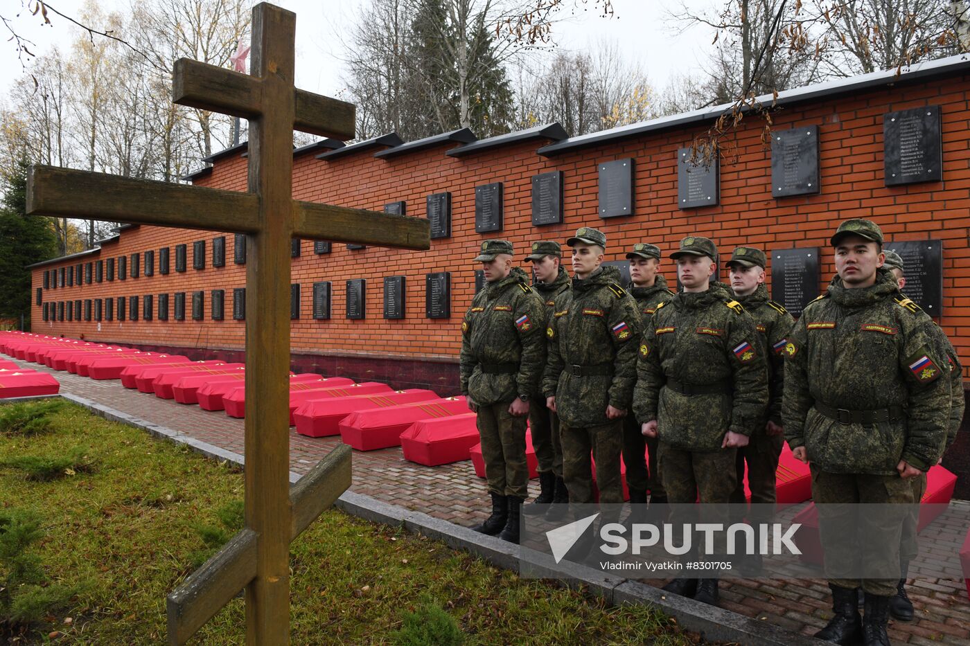 Russia WWII Soviet Soldiers Reburial