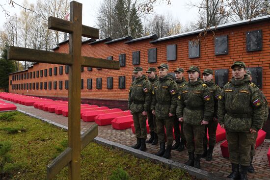 Russia WWII Soviet Soldiers Reburial