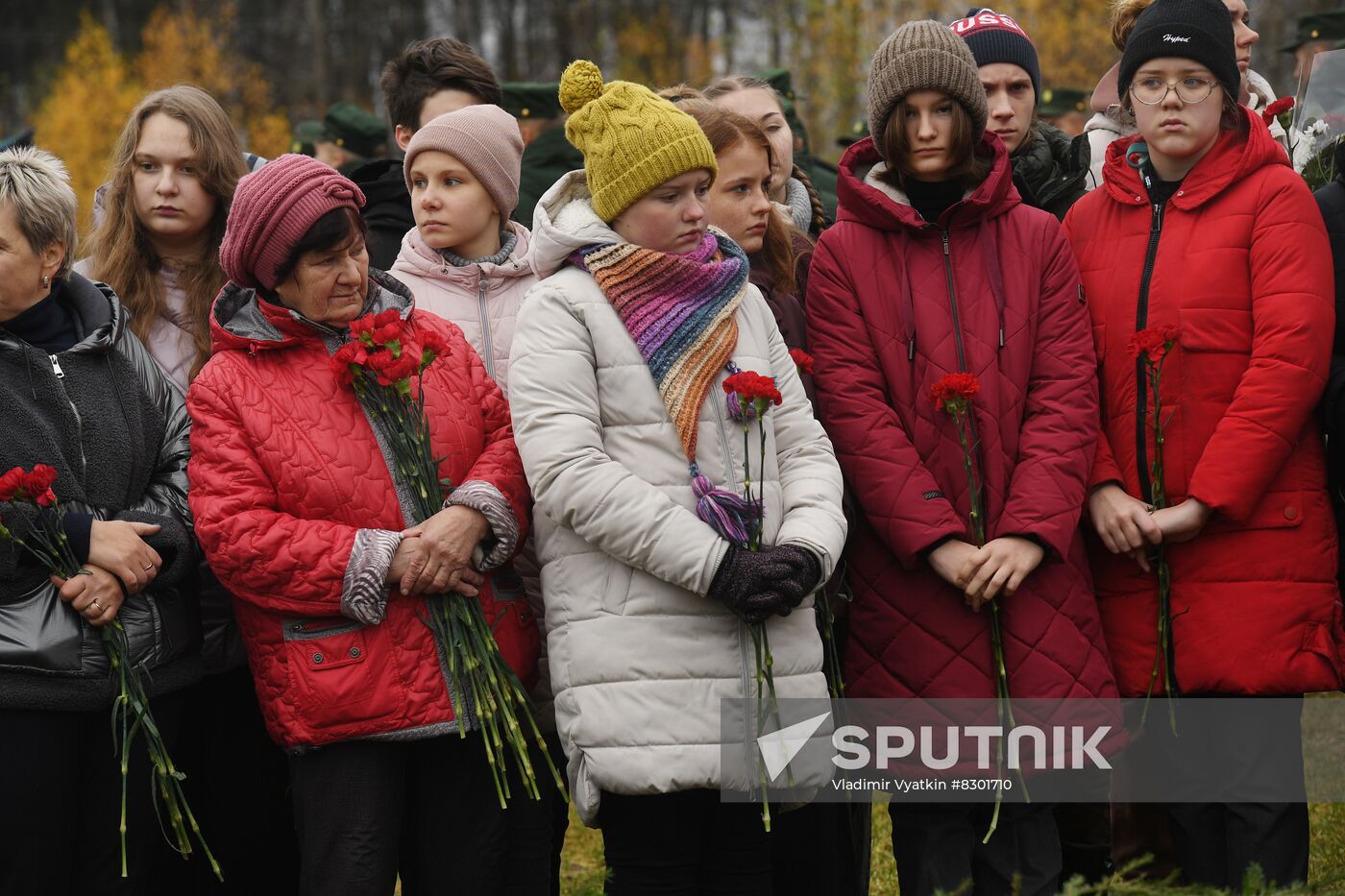 Russia WWII Soviet Soldiers Reburial