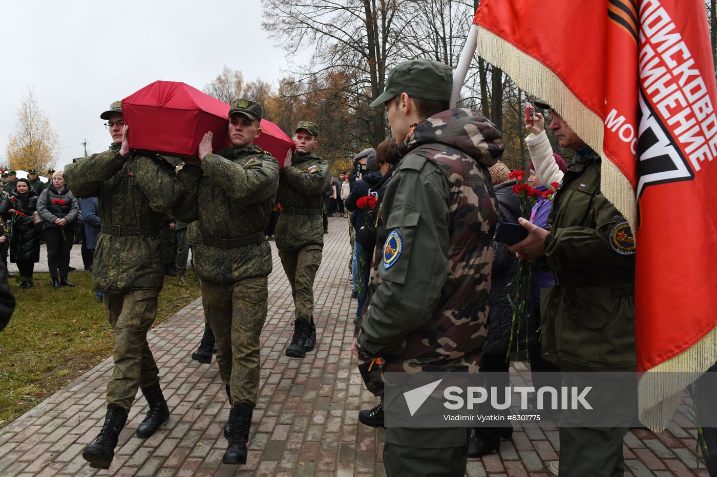 Russia WWII Soviet Soldiers Reburial