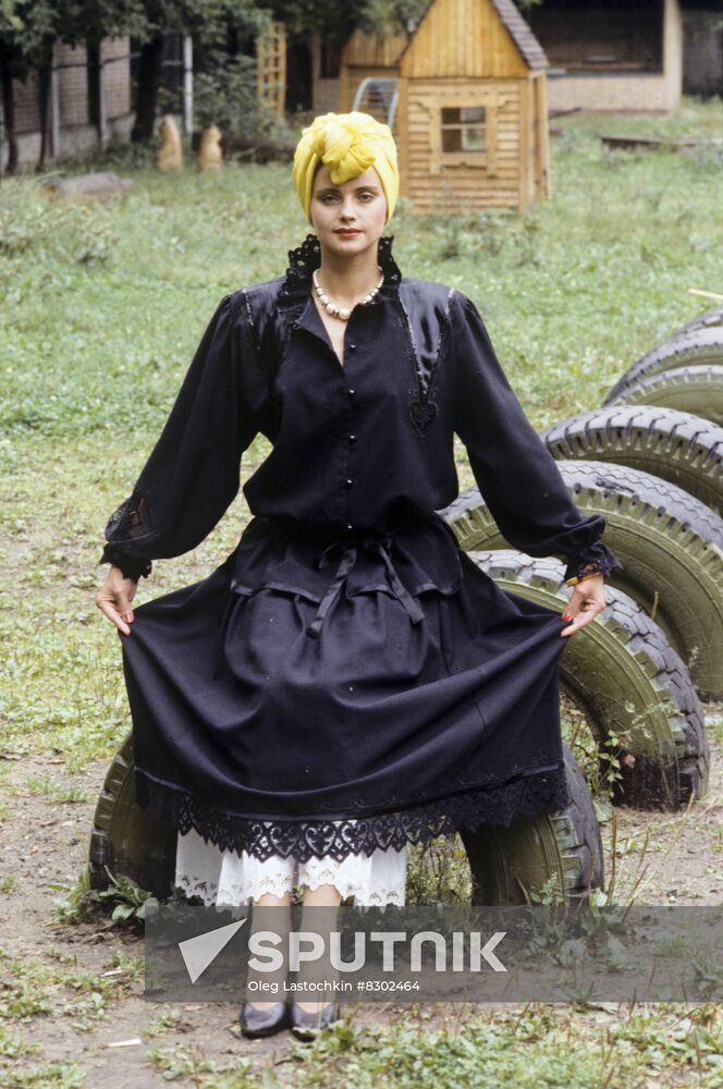 Fashion designer Nellie Nechvolodova