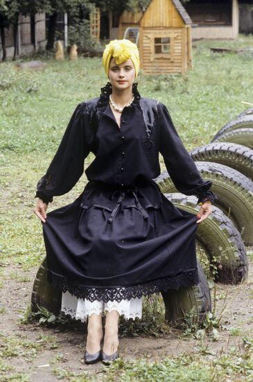 Fashion designer Nellie Nechvolodova