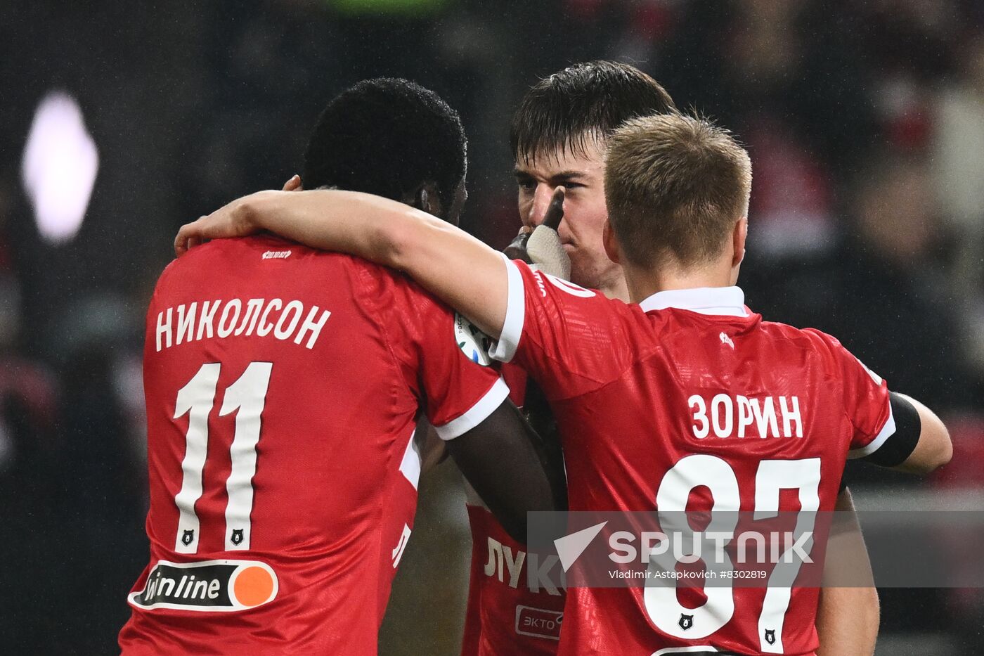 Russia Soccer Premier-League Spartak - Khimki