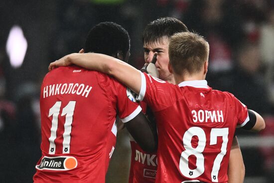 Russia Soccer Premier-League Spartak - Khimki