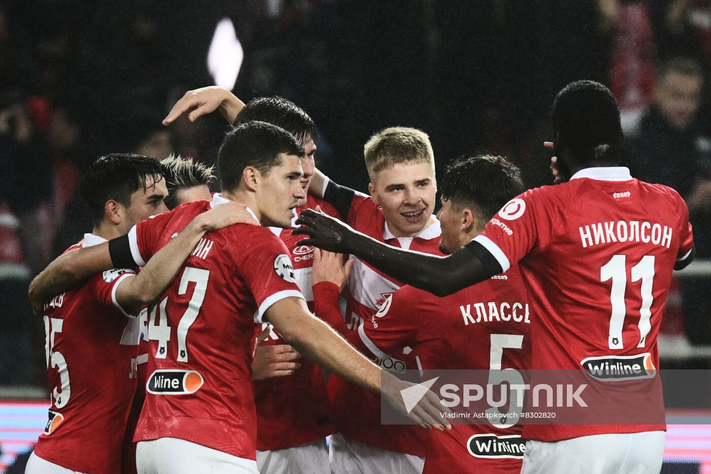 Russia Soccer Premier-League Spartak - Khimki