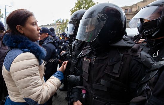 Moldova Protest