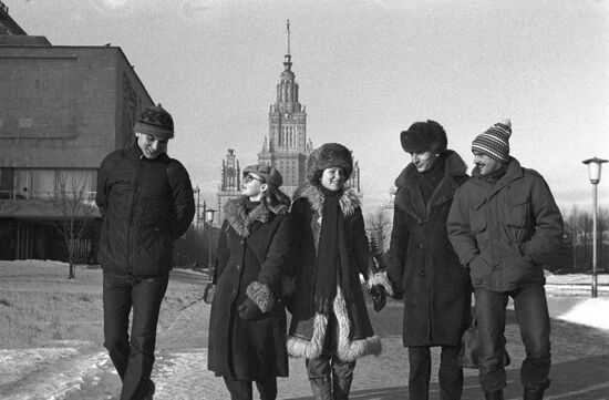 Polish students of Lomonosov Moscow State University