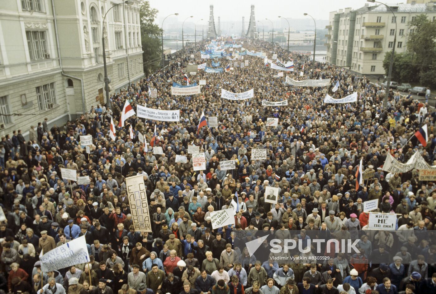 Anti-government rally in Moscow