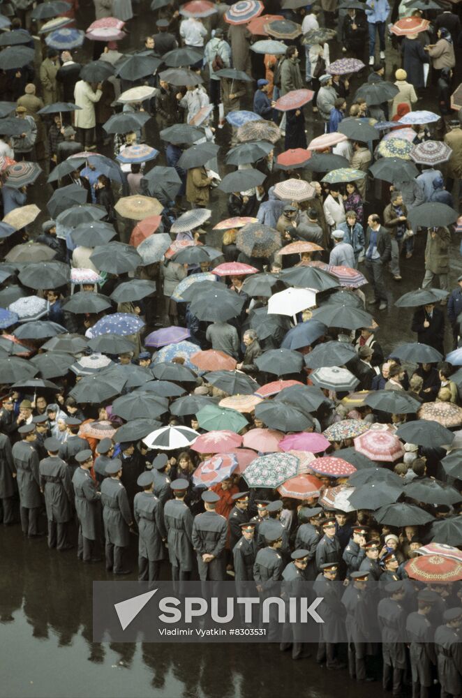 Anti-government rally in Moscow