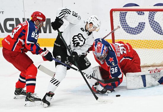 Russia Ice Hockey Kontinental League CSKA - Traktor