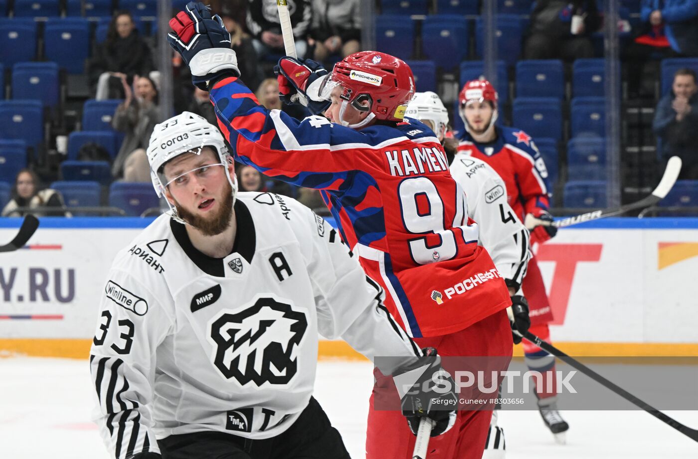 Russia Ice Hockey Kontinental League CSKA - Traktor