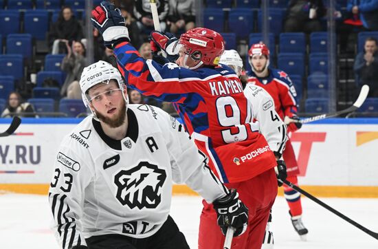 Russia Ice Hockey Kontinental League CSKA - Traktor