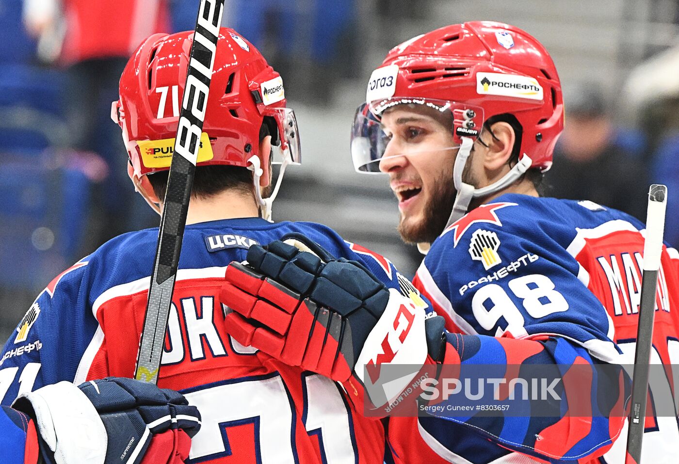 Russia Ice Hockey Kontinental League CSKA - Traktor