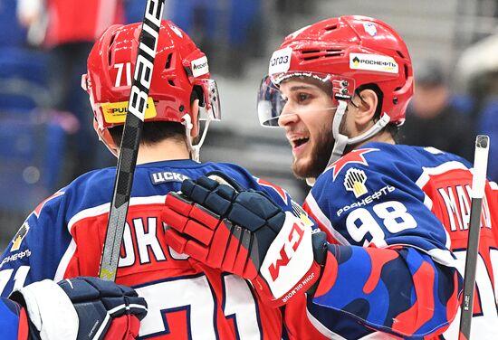 Russia Ice Hockey Kontinental League CSKA - Traktor