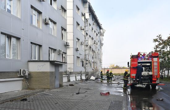 Russia Ukraine Military Operation Explosion