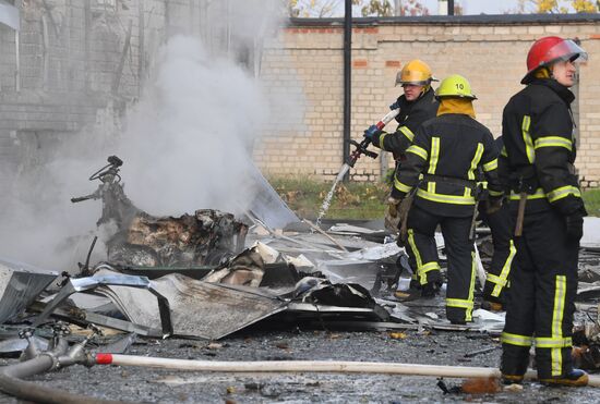 Russia Ukraine Military Operation Explosion