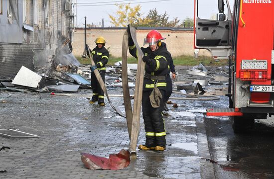 Russia Ukraine Military Operation Explosion