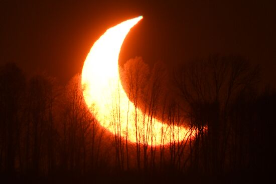 Russia Partial Solar Eclipse