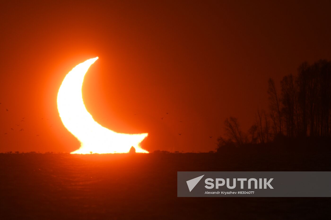 Russia Partial Solar Eclipse