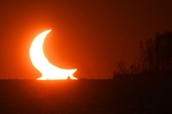 Russia Partial Solar Eclipse