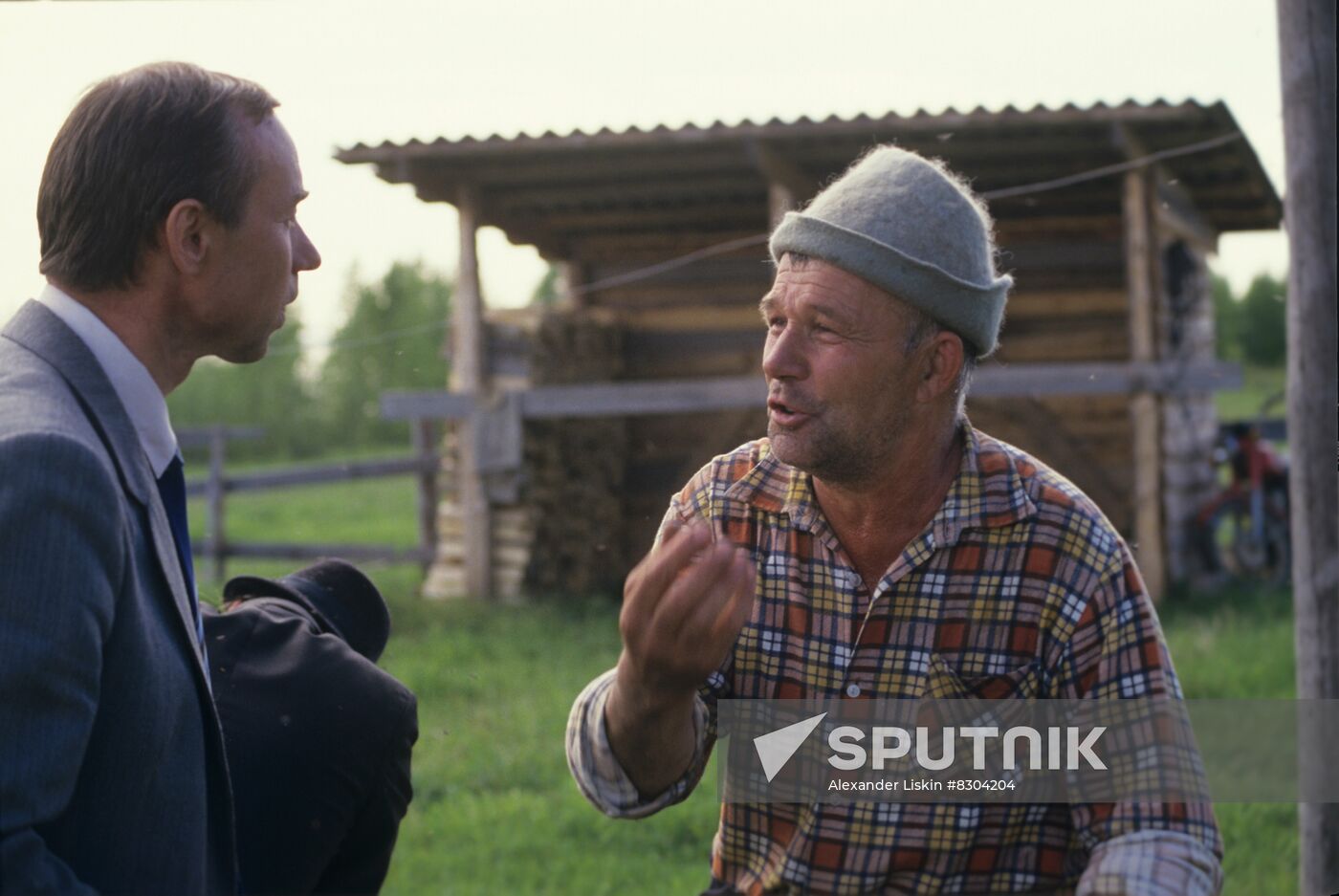 USSR's first farmer Nikolai Sivkov