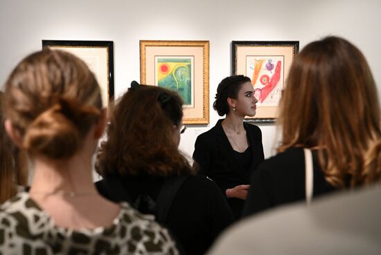 Russia Art Chagall Exhibition