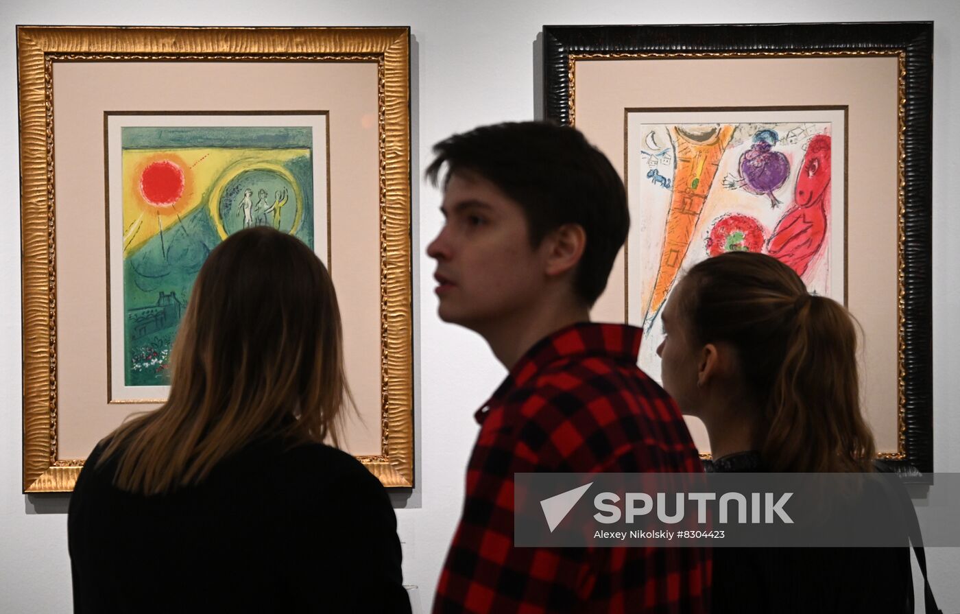 Russia Art Chagall Exhibition