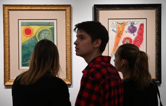 Russia Art Chagall Exhibition