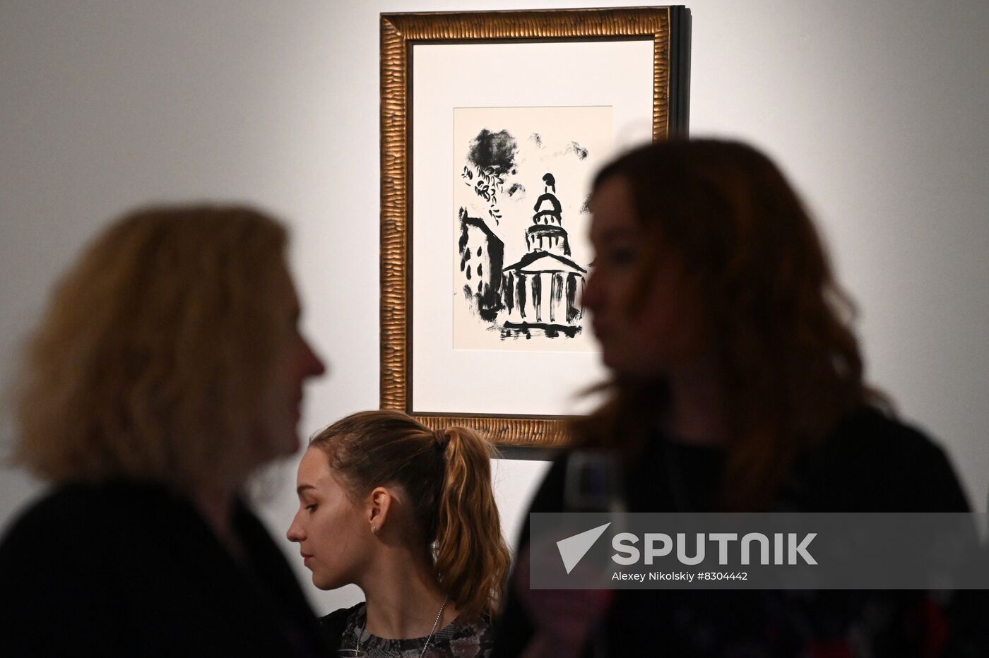 Russia Art Chagall Exhibition