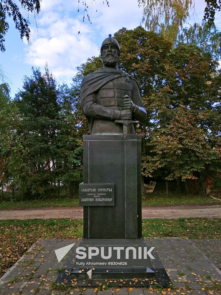 Monument to Prince Dmitry Pozharsky in Zaraysk