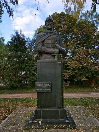 Monument to Prince Dmitry Pozharsky in Zaraysk