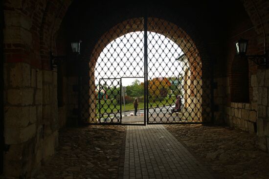 Gate of St. Nicholas Tower of Zaraisk Kremlin