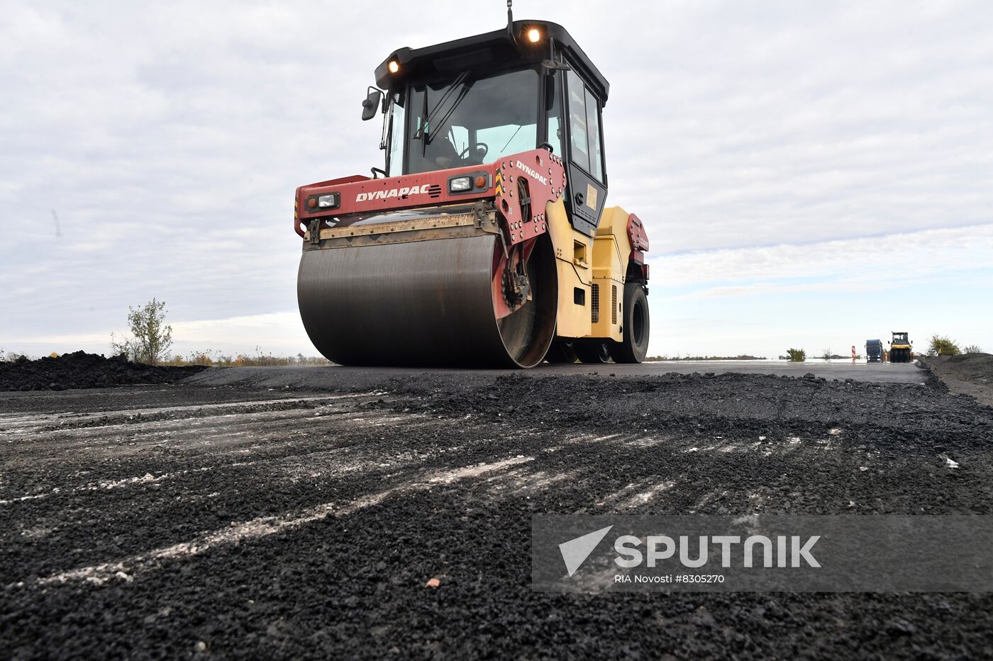 Russia Ukraine Military Operation Road Construction