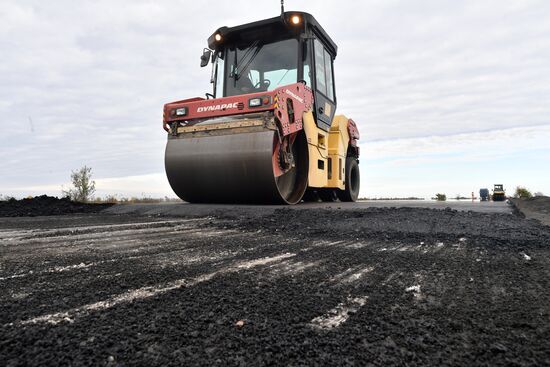 Russia Ukraine Military Operation Road Construction