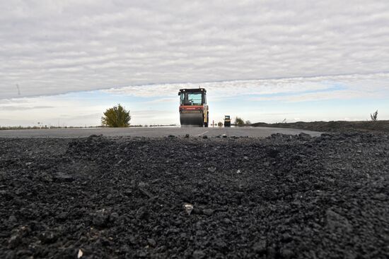 Russia Ukraine Military Operation Road Construction