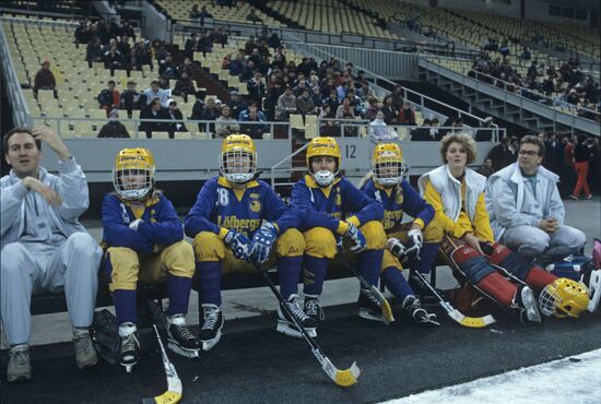 Women's bandy match