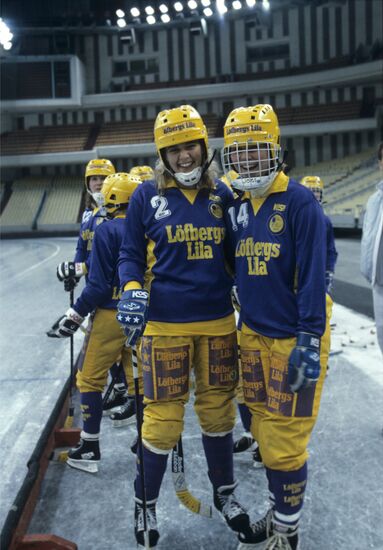 Women's bandy match
