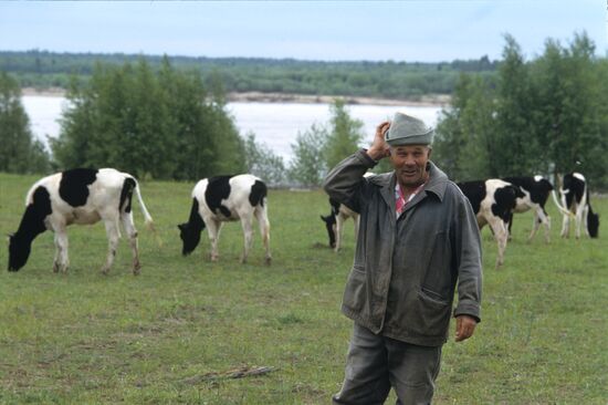 First Soviet farmer Nikolai Sivkov
