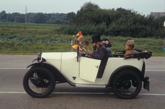 International convention of vintage cars and motorcycles in Riga