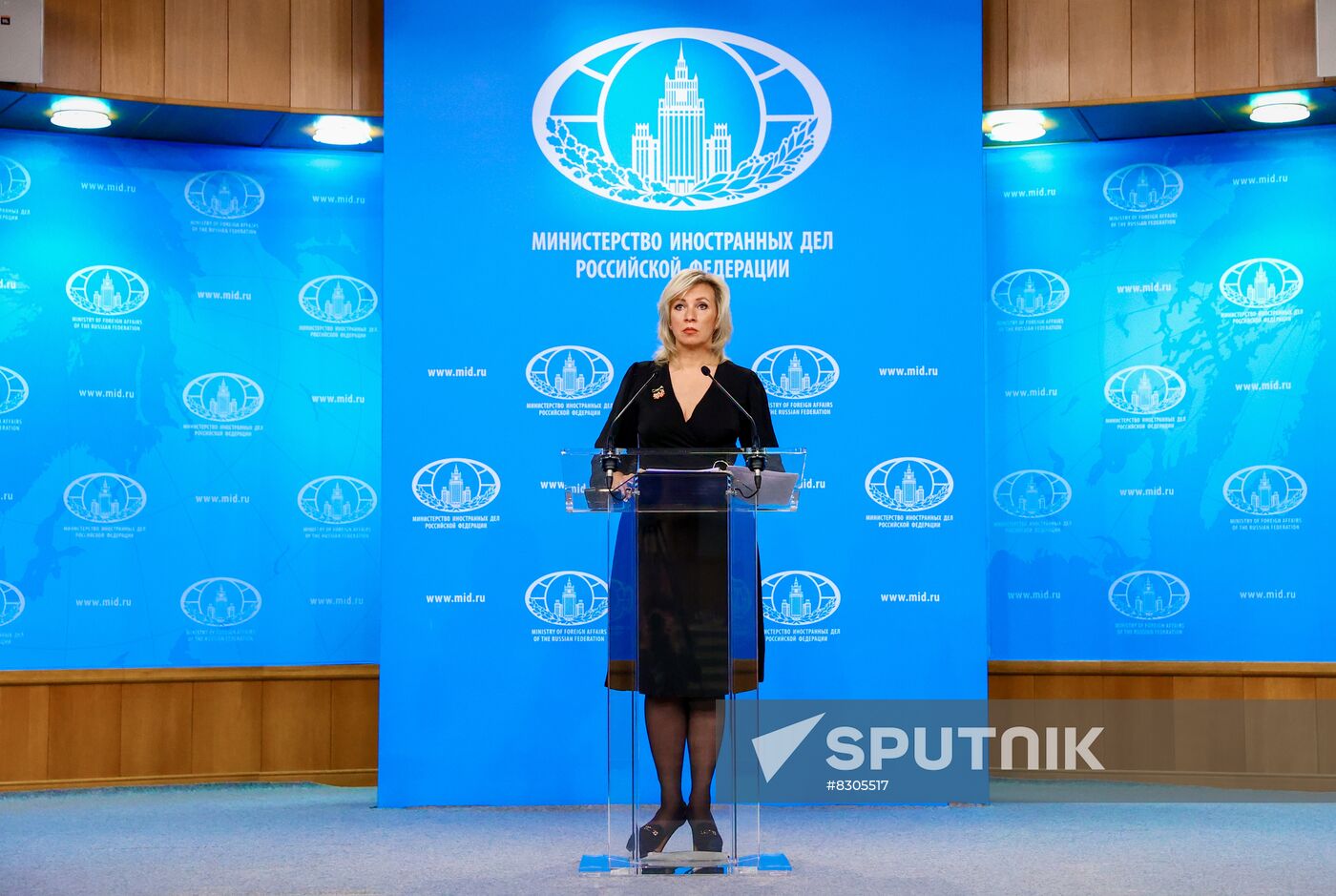 Russia Zakharova Briefing