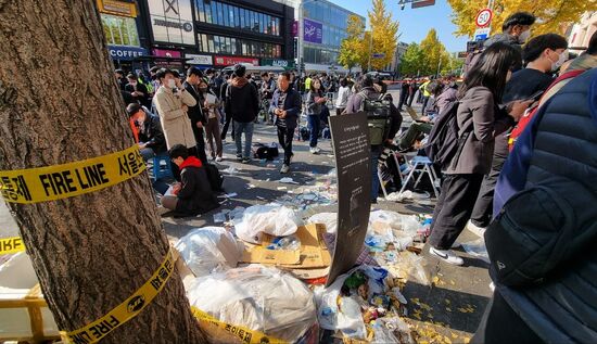 South Korea Halloween Crowd Crush