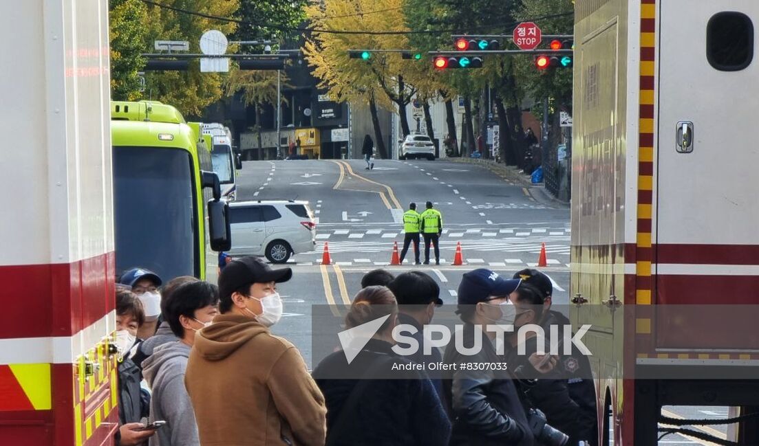 South Korea Halloween Crowd Crush