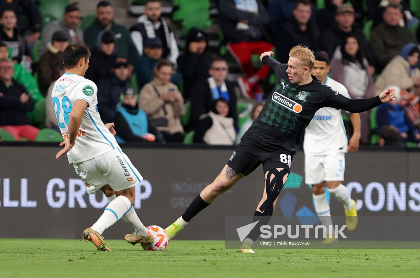 Russia Soccer Premier-League Krasnodar - Zenit