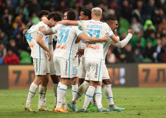 Russia Soccer Premier-League Krasnodar - Zenit