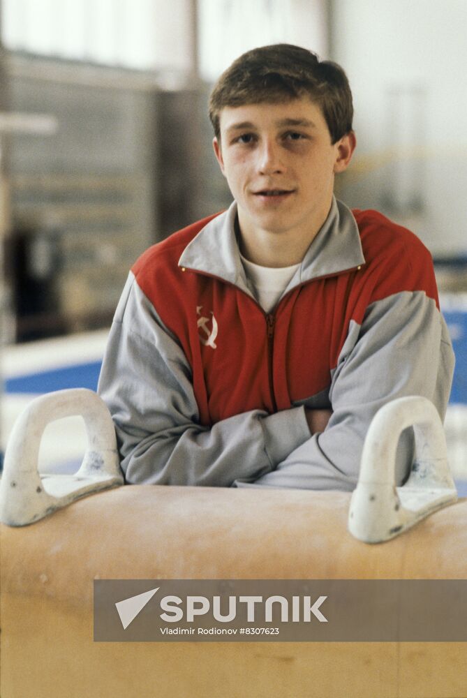 Gymnast Valery Shcherbo