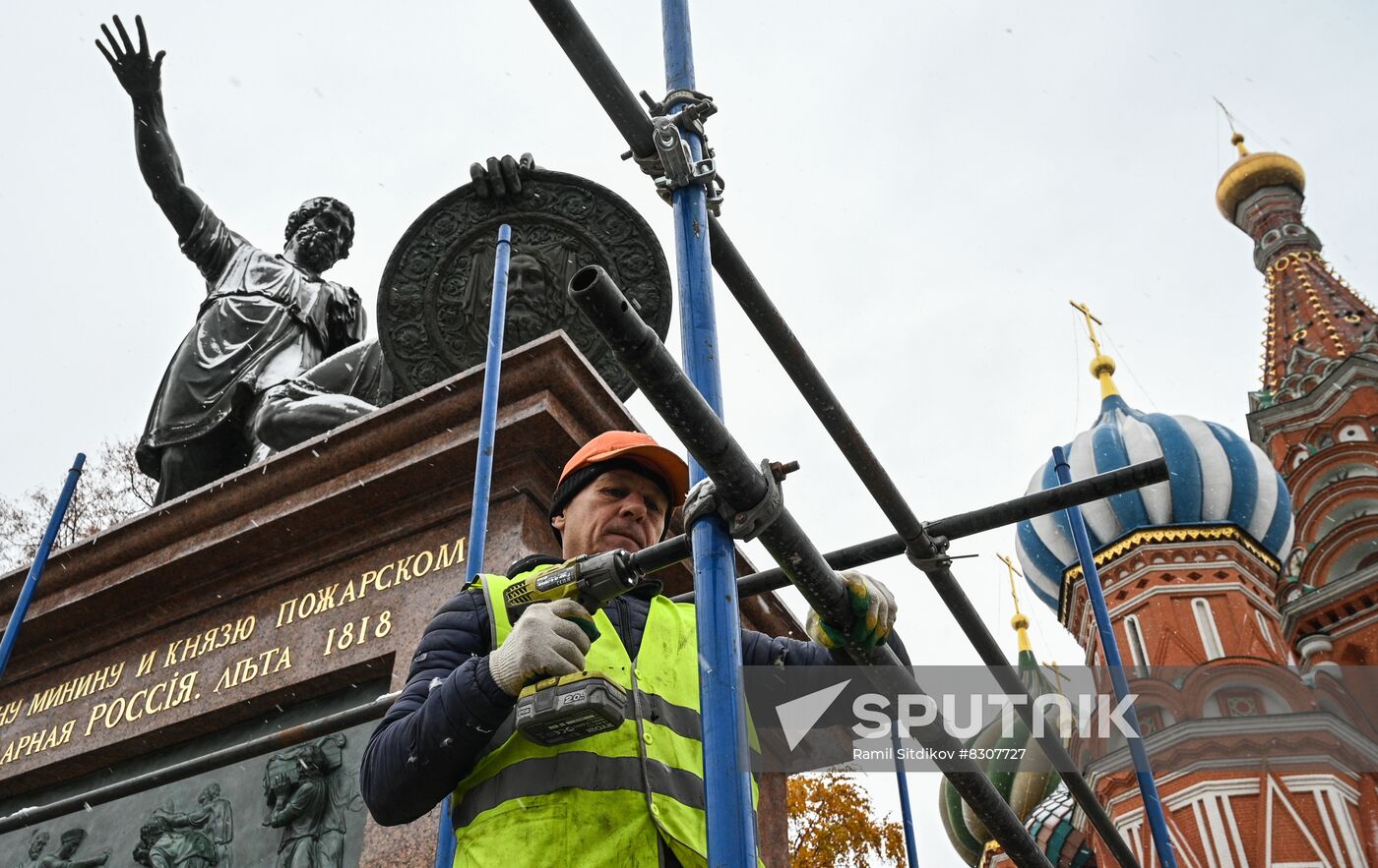 Russia Monument Restoration