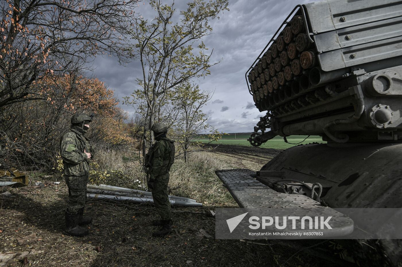 Russia Ukraine Military Operation Multiple Rocket Launcher